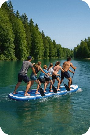 Paddle géant à Dieppe